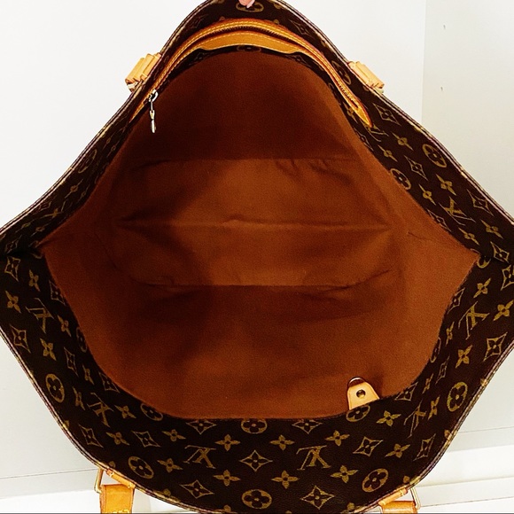 Louis Vuitton Monogram Sac Shopping Tote Bag MM - Picture 10 of 16